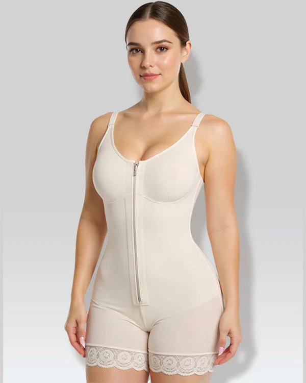 Tummy Control Butt Lifter Shaper with Zipper Crotch Fajas Colombianas